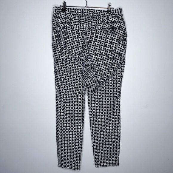 Talbots Women’s Chatham Ankle Zip Printed Pants Blue Size 4 - Picture 3 of 6